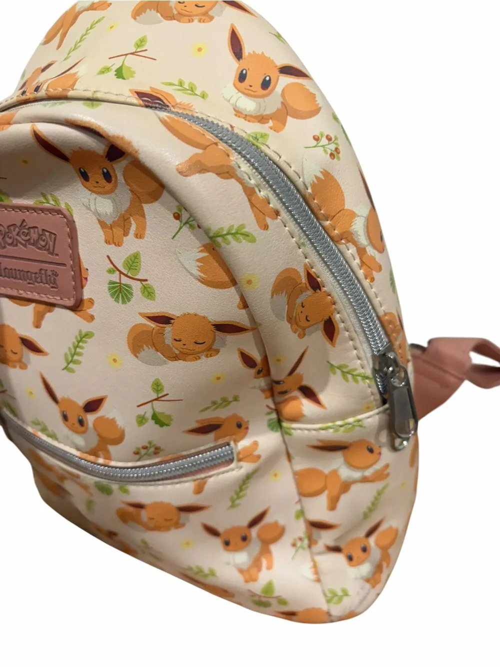 Pokémon Loungefly Eevee Poses Branches all over Mini Backpack